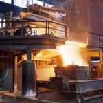 production of steel to be treated